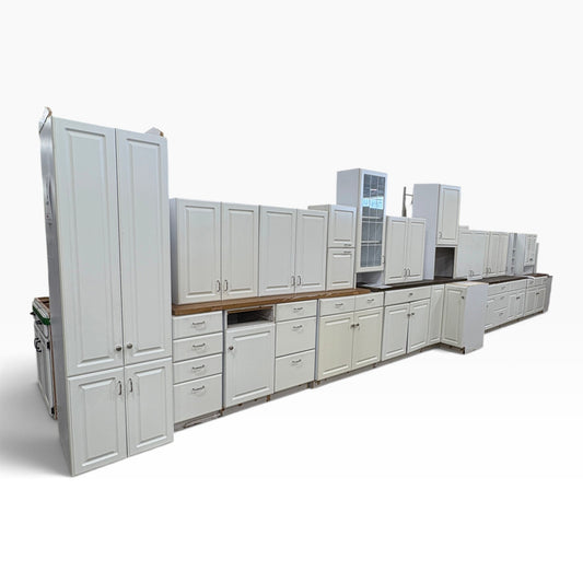 25 Pc White Cabinet Set in-store published-all-channels