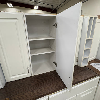 25 Pc White Cabinet Set