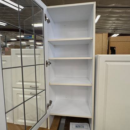 25 Pc White Cabinet Set