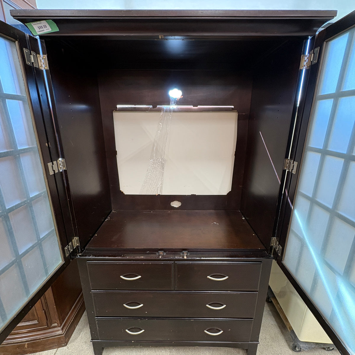 Espresso Entertainment Armoire