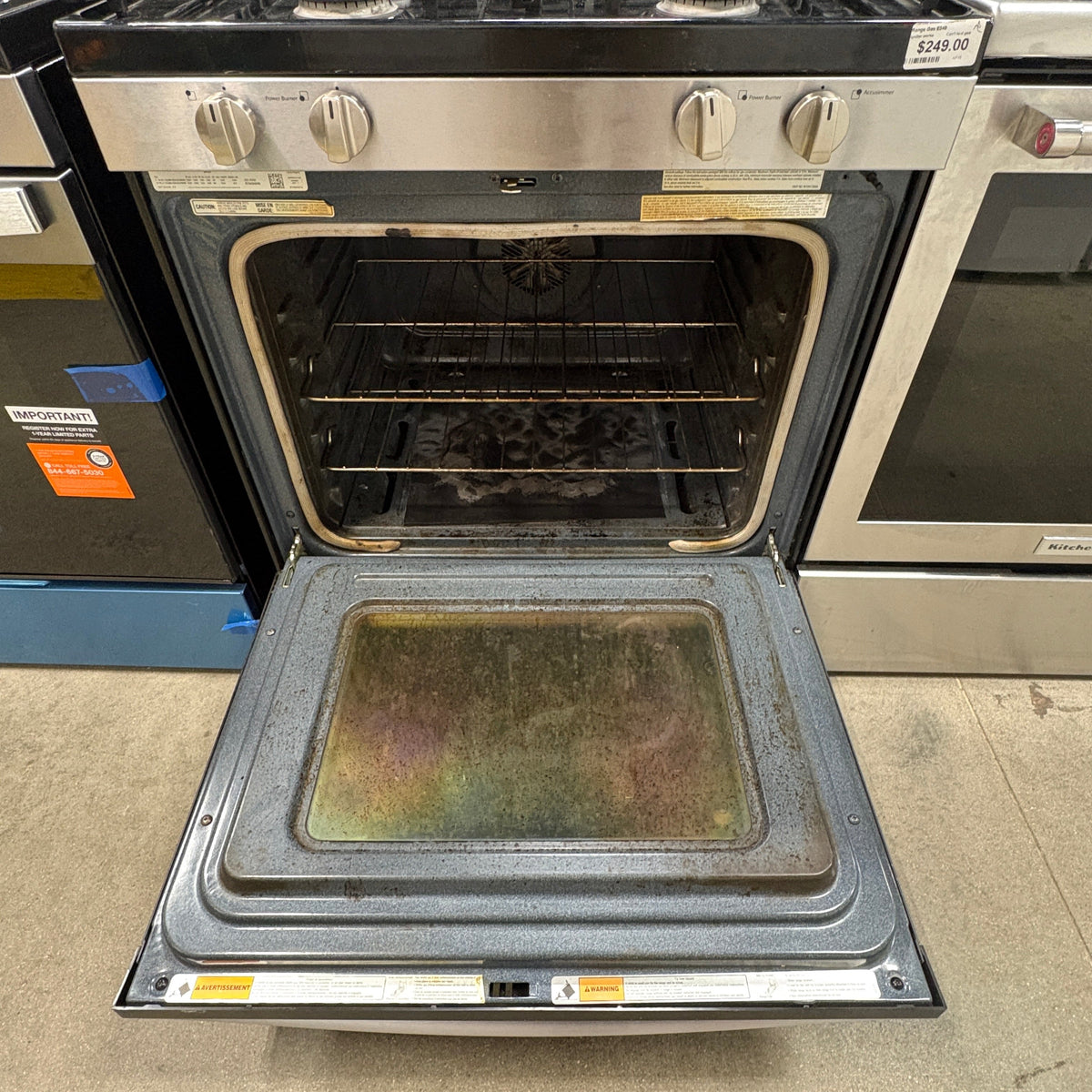 GDM Habitat for Humanity ReStore 30 in 5 Burner Gas Range