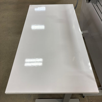 Adjustable Height Whiteboard Work Desk