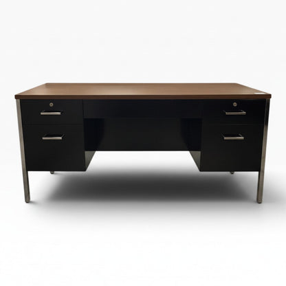GDM Habitat for Humanity ReStore Steel Double Pedestal Desk