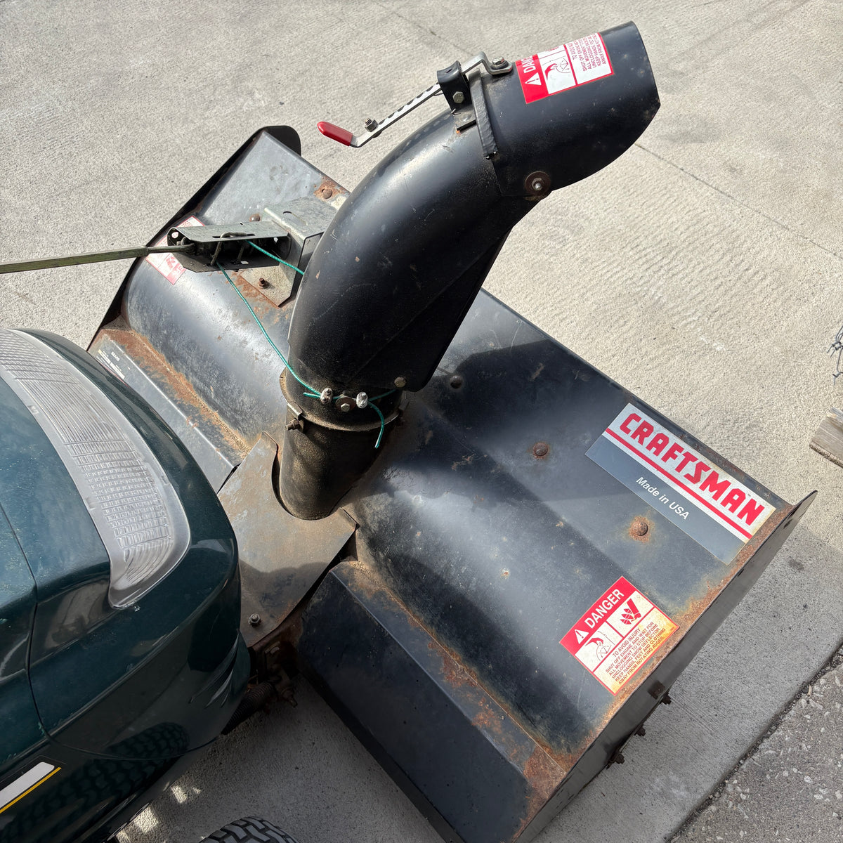 Craftsman LT1000 w Snowblower