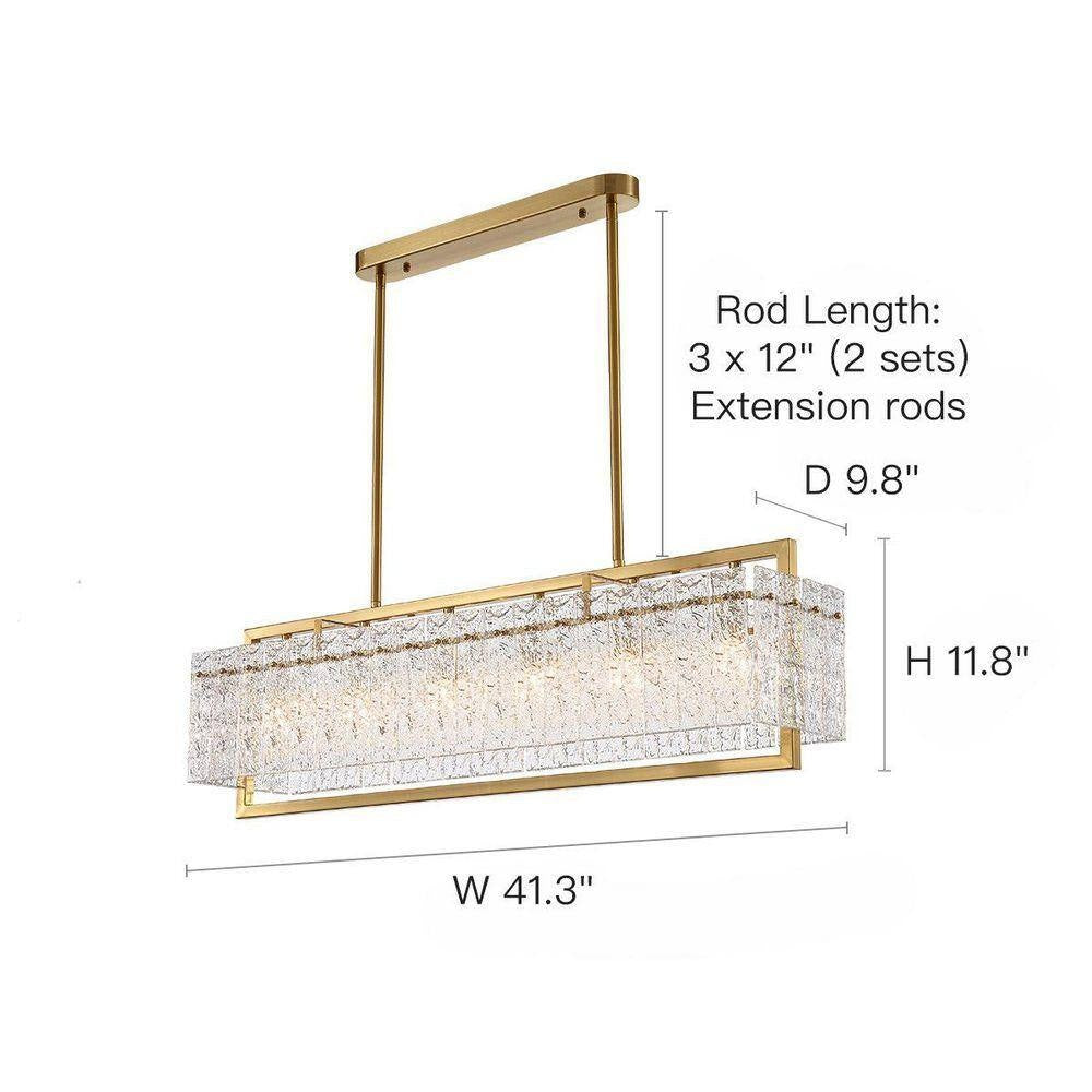 GDM Habitat for Humanity ReStore 41 in Gold Crystal Chandelier