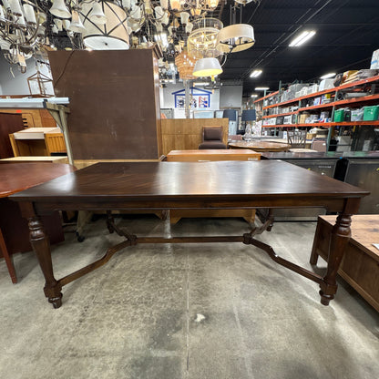 Walnut Finish Dining Table