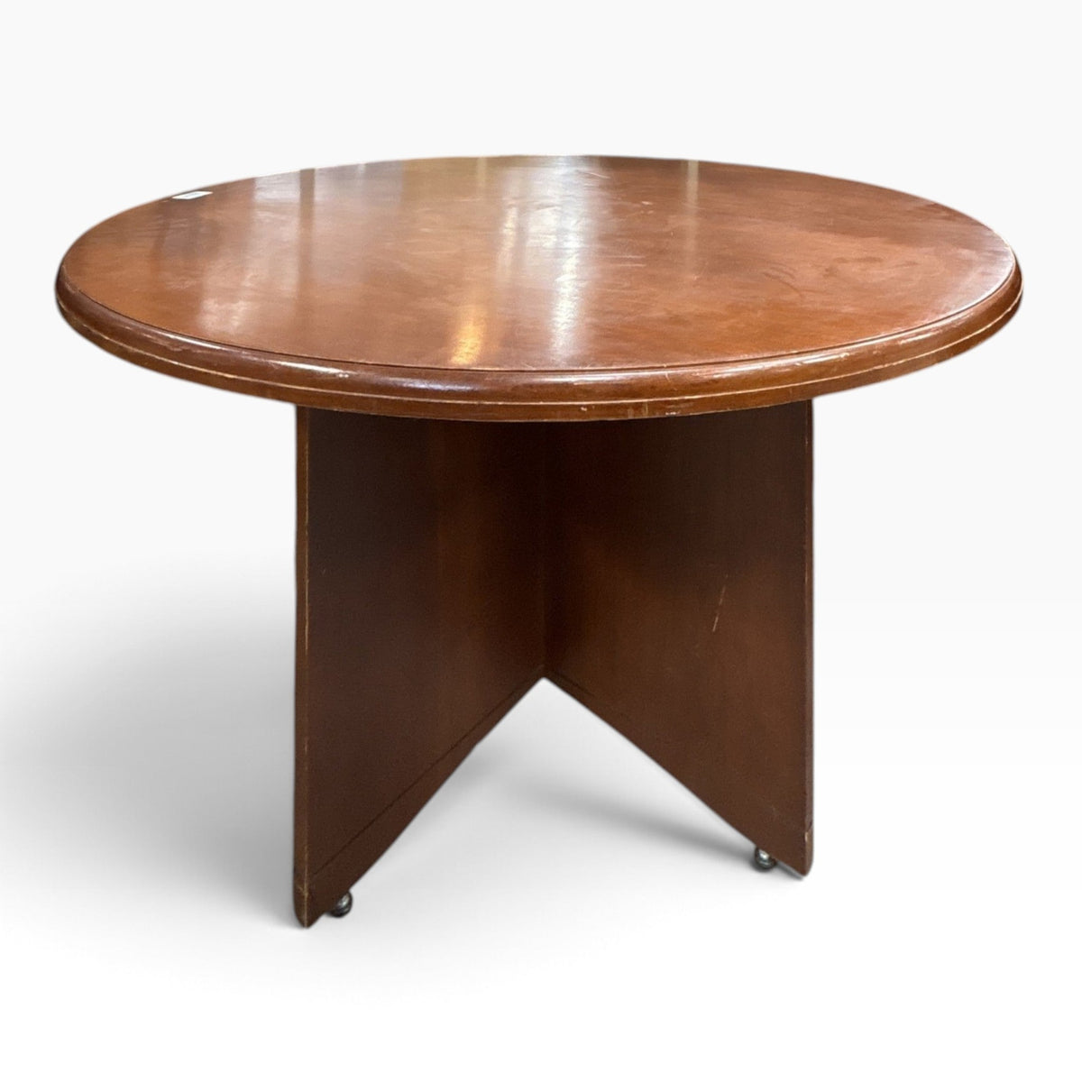 Cherry Round Pedestal Table