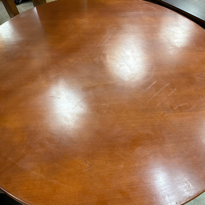 Cherry Round Pedestal Table