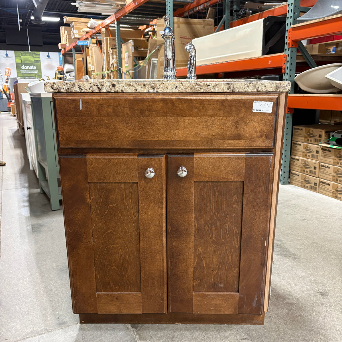 Sink Base with Granite Top