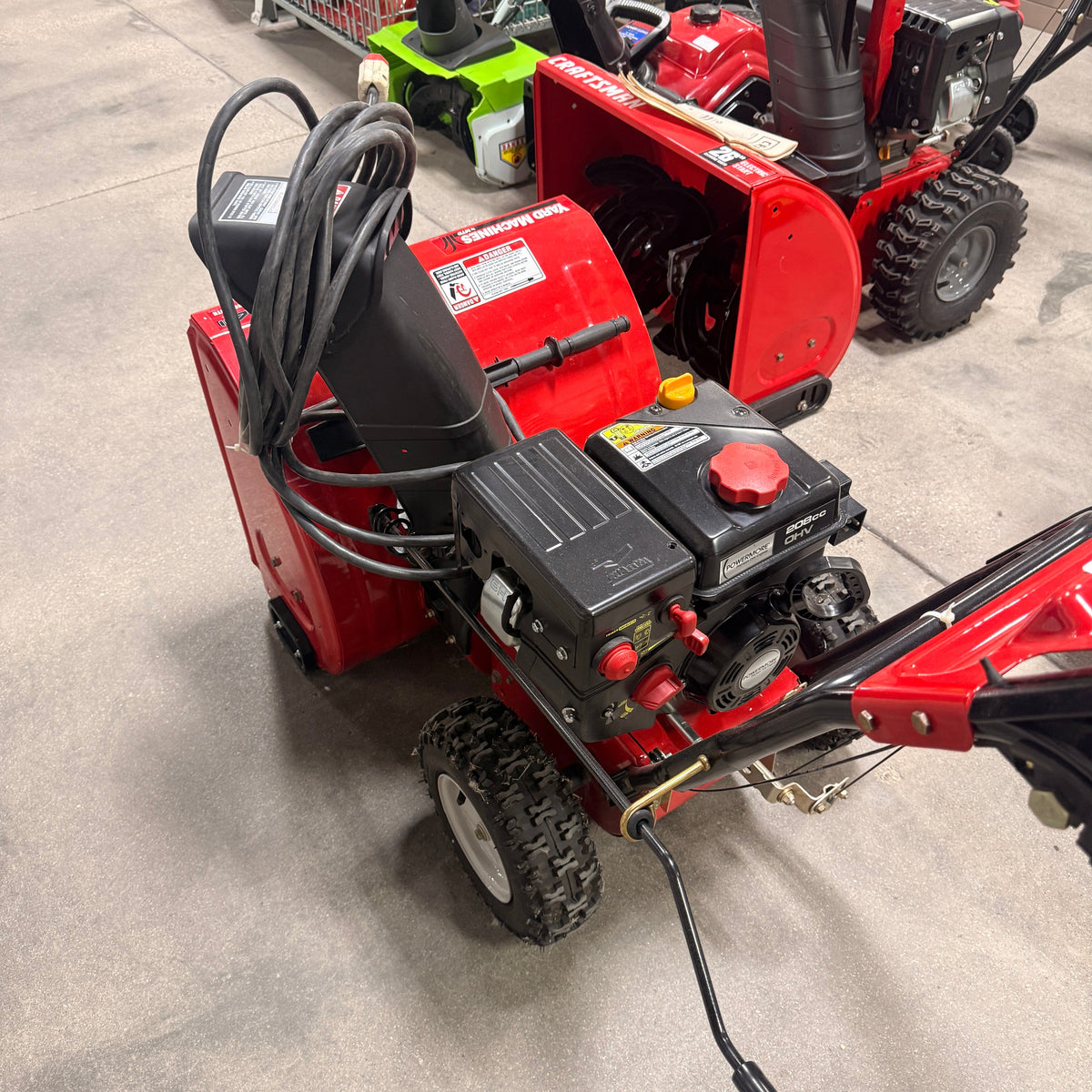 24 in Yard Machines Snowblower FALSE location-set