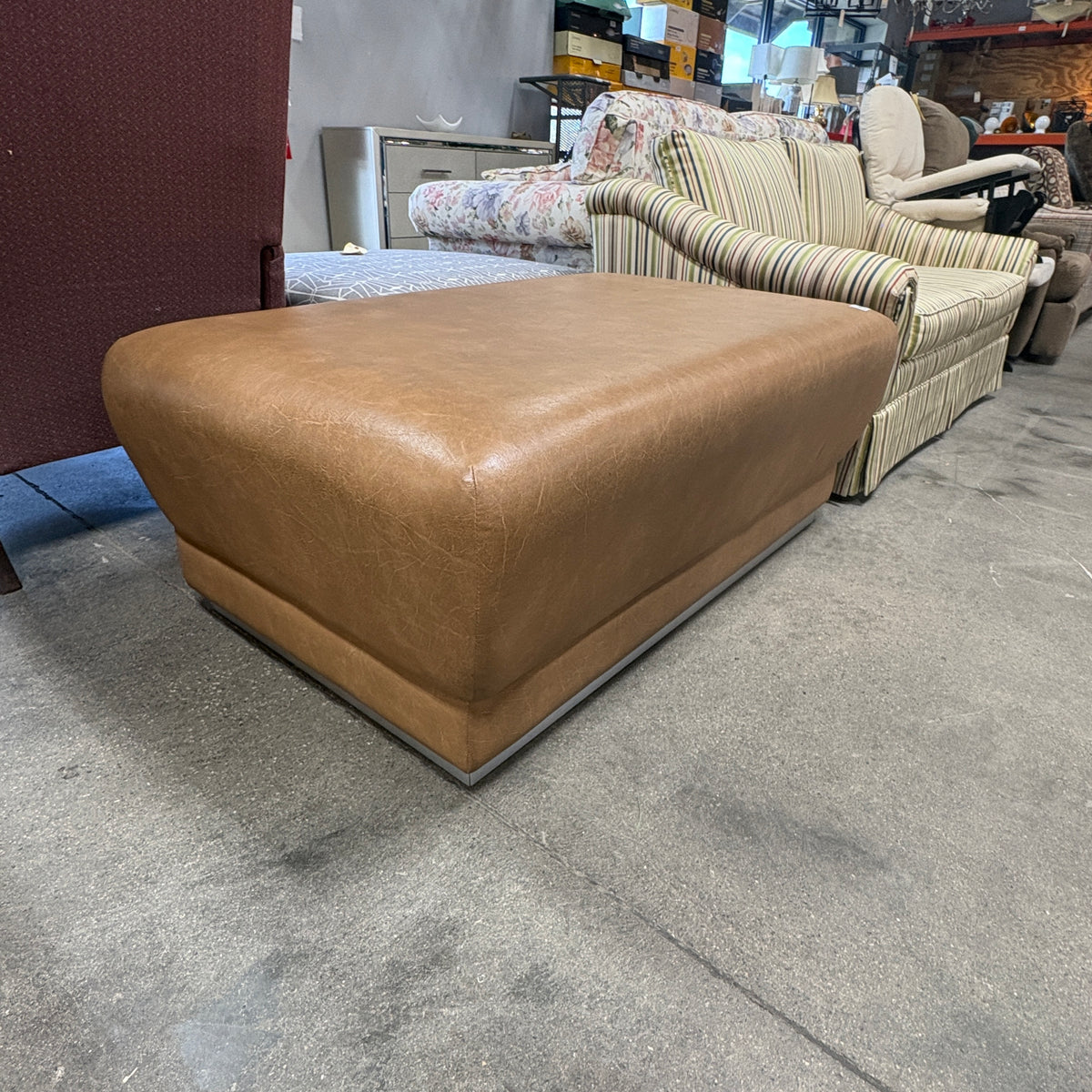 Tan Bench Ottoman