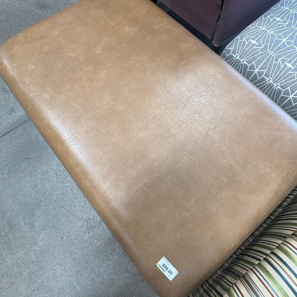 Tan Bench Ottoman