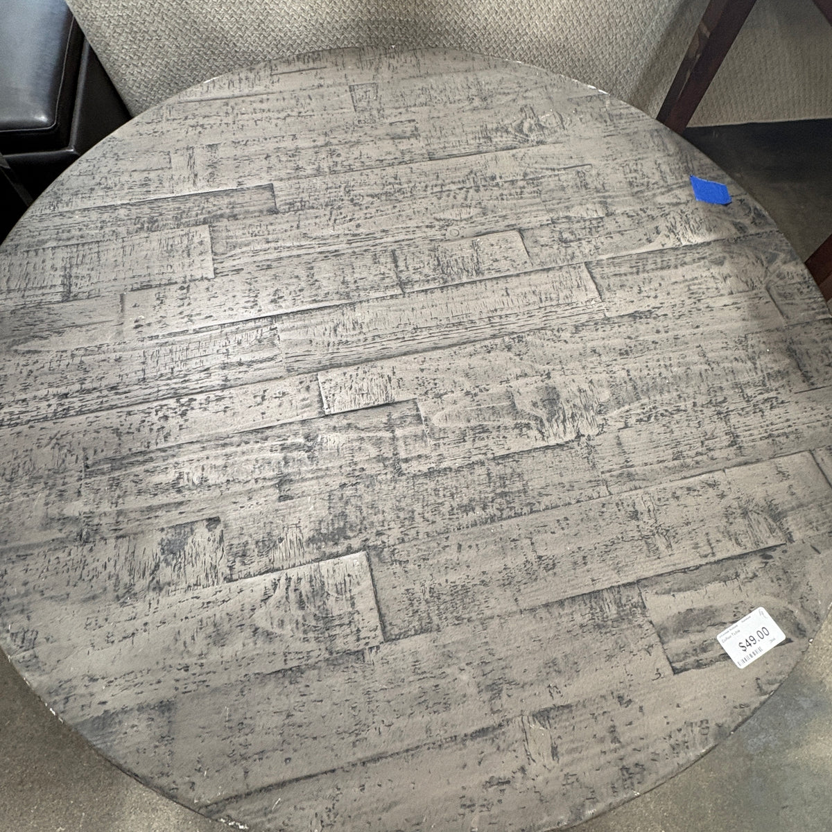 Round Gray Coffee Table location-set