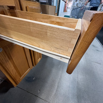 14 Pc Merillat Oak Cabinet Set