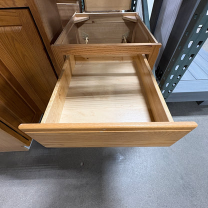14 Pc Merillat Oak Cabinet Set