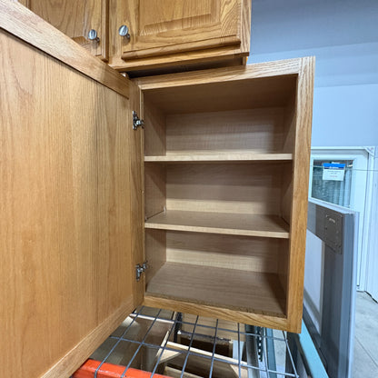 14 Pc Merillat Oak Cabinet Set