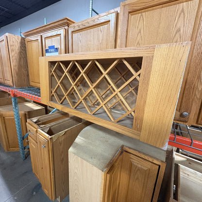 14 Pc Merillat Oak Cabinet Set