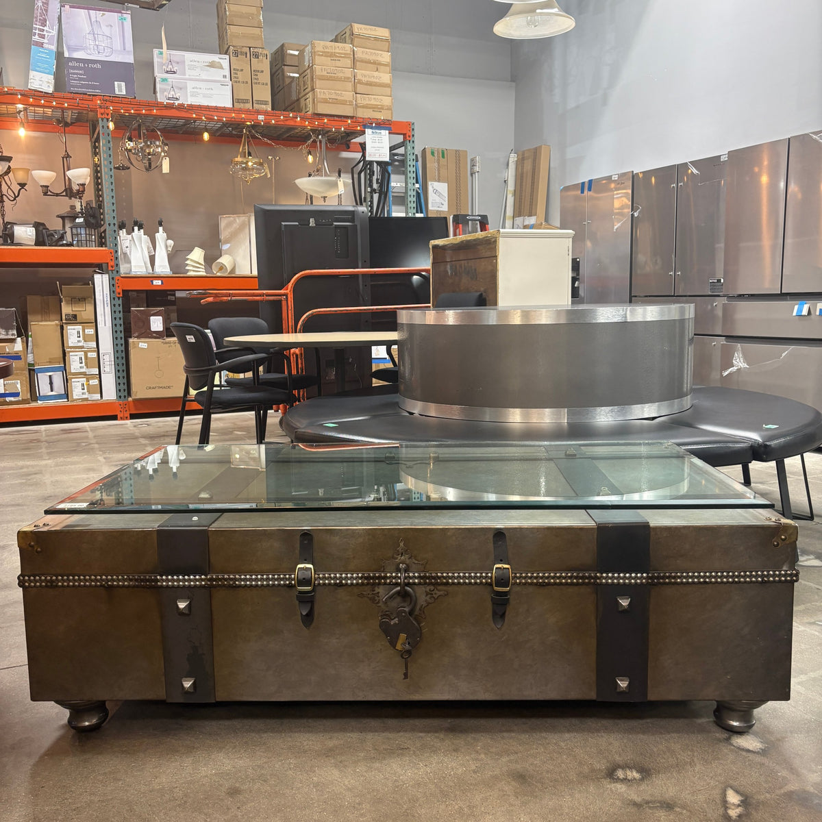 Trunk Coffee Table Glass Top FALSE in-store location-set published-all-channels
