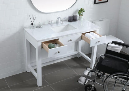 Hudson White 48" Vanity