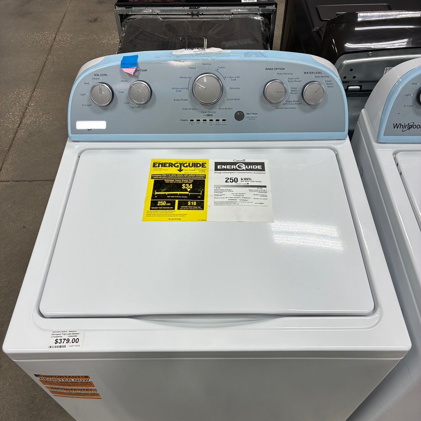 Whirlpool Top Load Washer