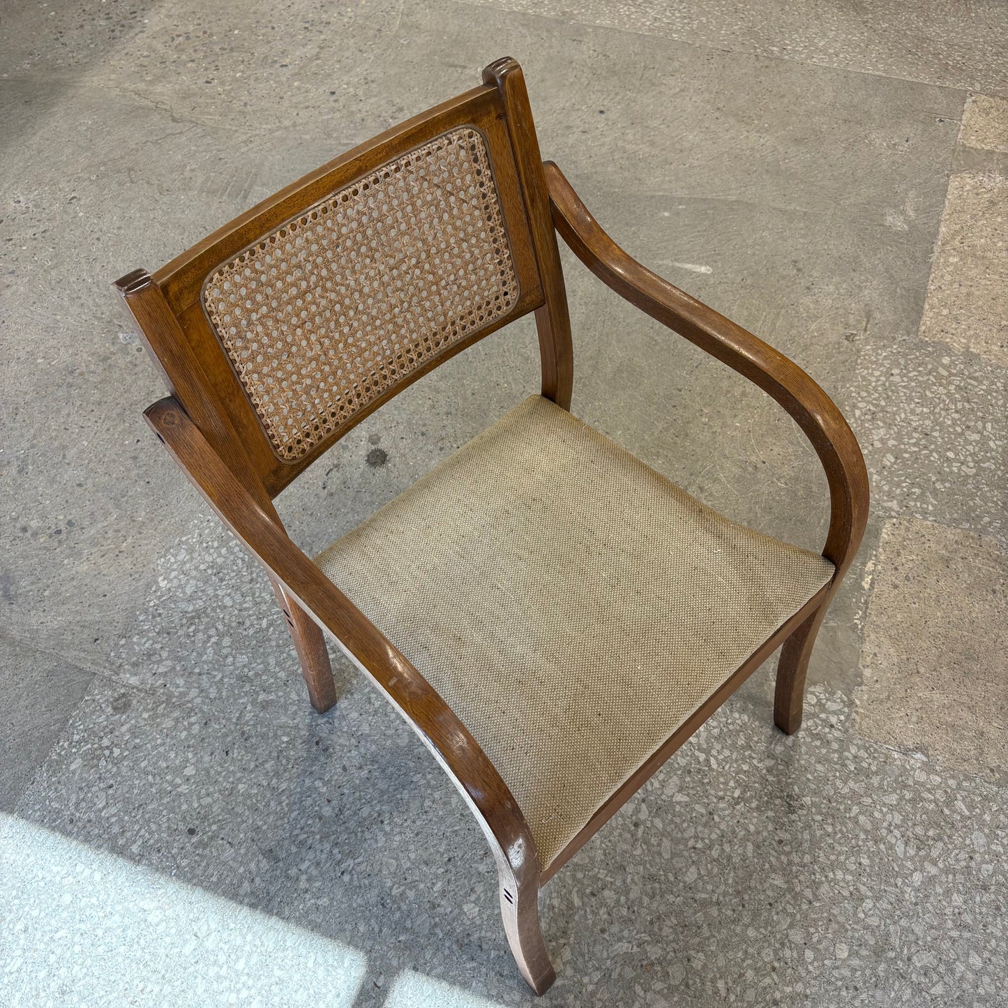 Vintage Cane Back Dining Chair