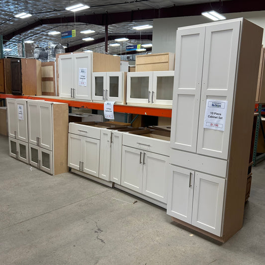 10 Pc. Cabinet Set