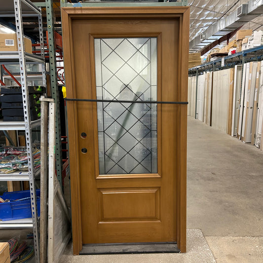 36" Prehung 3/4 Lite Ext Door