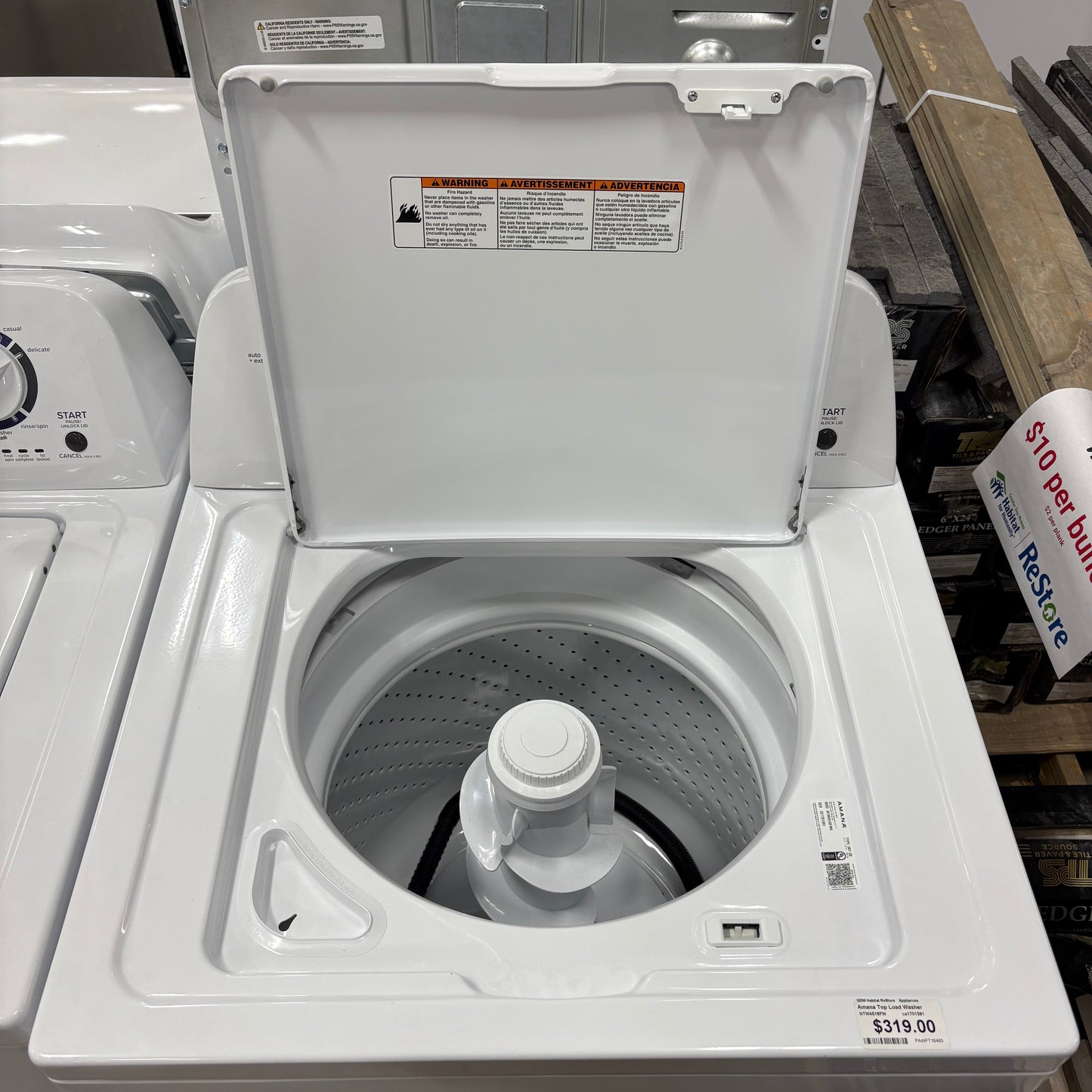 Amana Top Load Washer