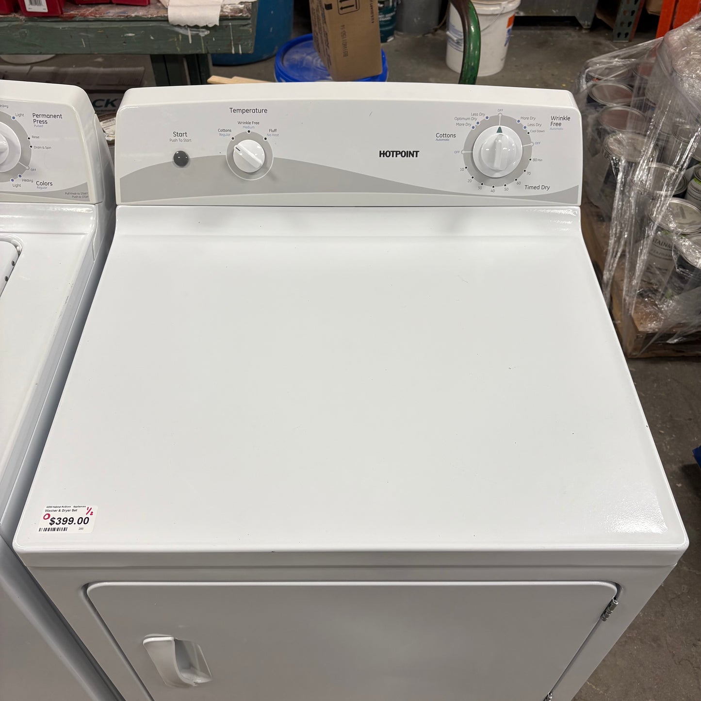 Hotpoint Washer/Elec Dryer Set