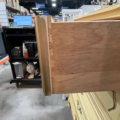 Pale Yellow 5 Drawer Dresser
