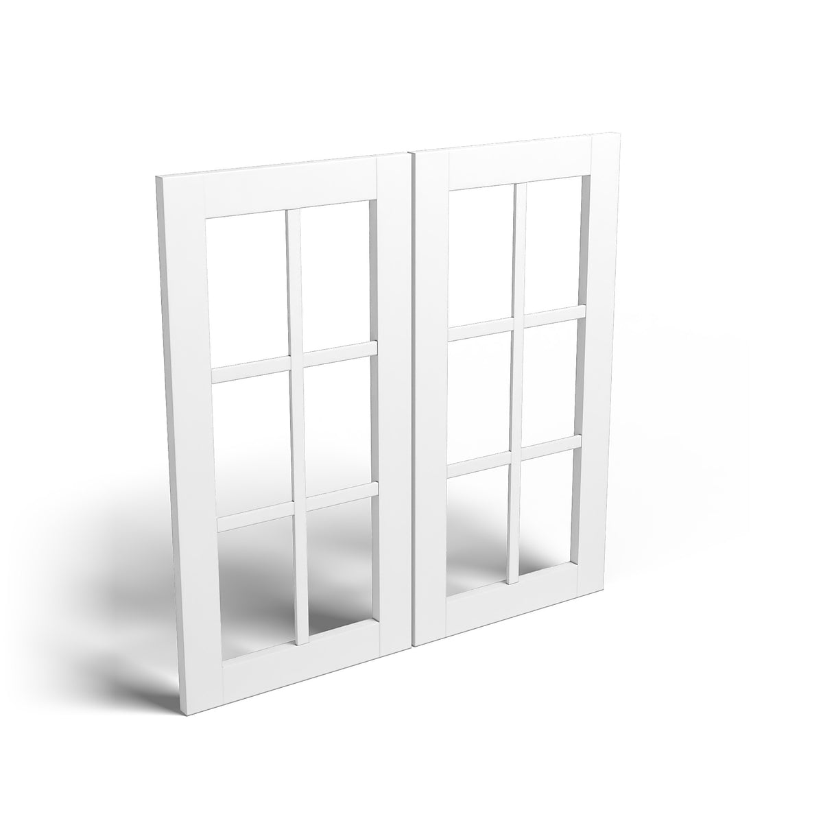 Special Order - 30" x 30" Mullion Door Arcadia White Shaker - 3030MD Arcadia White GHI GHI Accessories Mullion Door SPACW Special Order