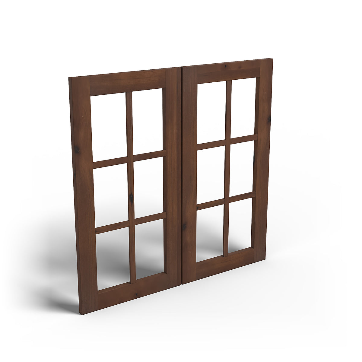 Special Order - 30" x 30" Mullion Door Rustic Walnut - 3030MD 30" Wall Cabinets GHI GHI Accessories Mullion Door Rustic Walnut Special Order SPRWS
