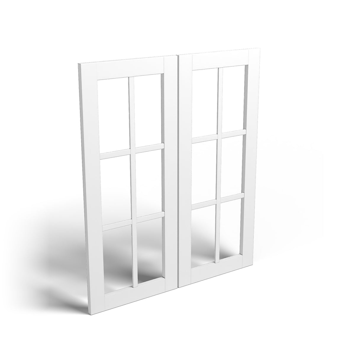 Special Order - 30" x 36" Mullion Door Arcadia White Shaker - 3036MD Arcadia White GHI GHI Accessories Mullion Door SPACW Special Order