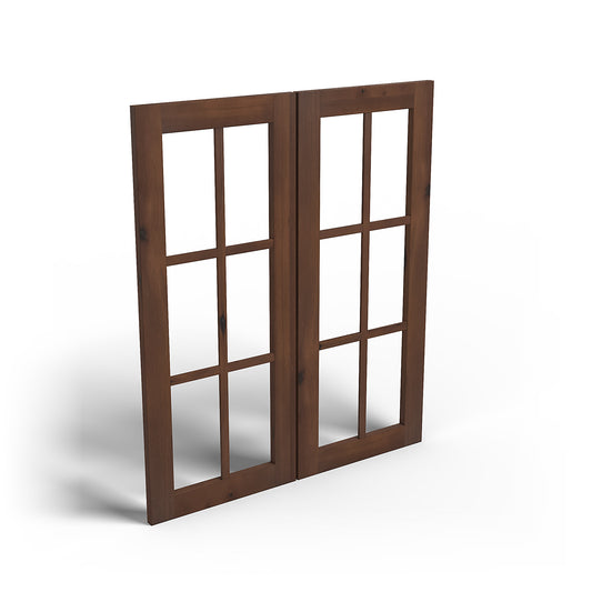 Special Order - 30" x 36" Mullion Door Rustic Walnut - 3036MD 36" Wall Cabinets GHI GHI Accessories Mullion Door Rustic Walnut Special Order SPRWS