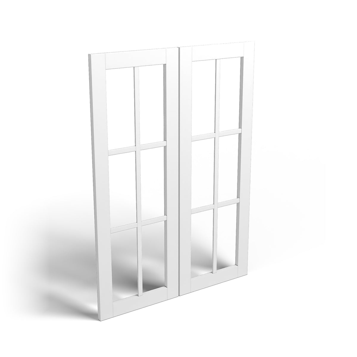 Special Order - 30" x 42" Mullion Door Arcadia White Shaker - 3042MD Arcadia White GHI GHI Accessories Mullion Door SPACW Special Order
