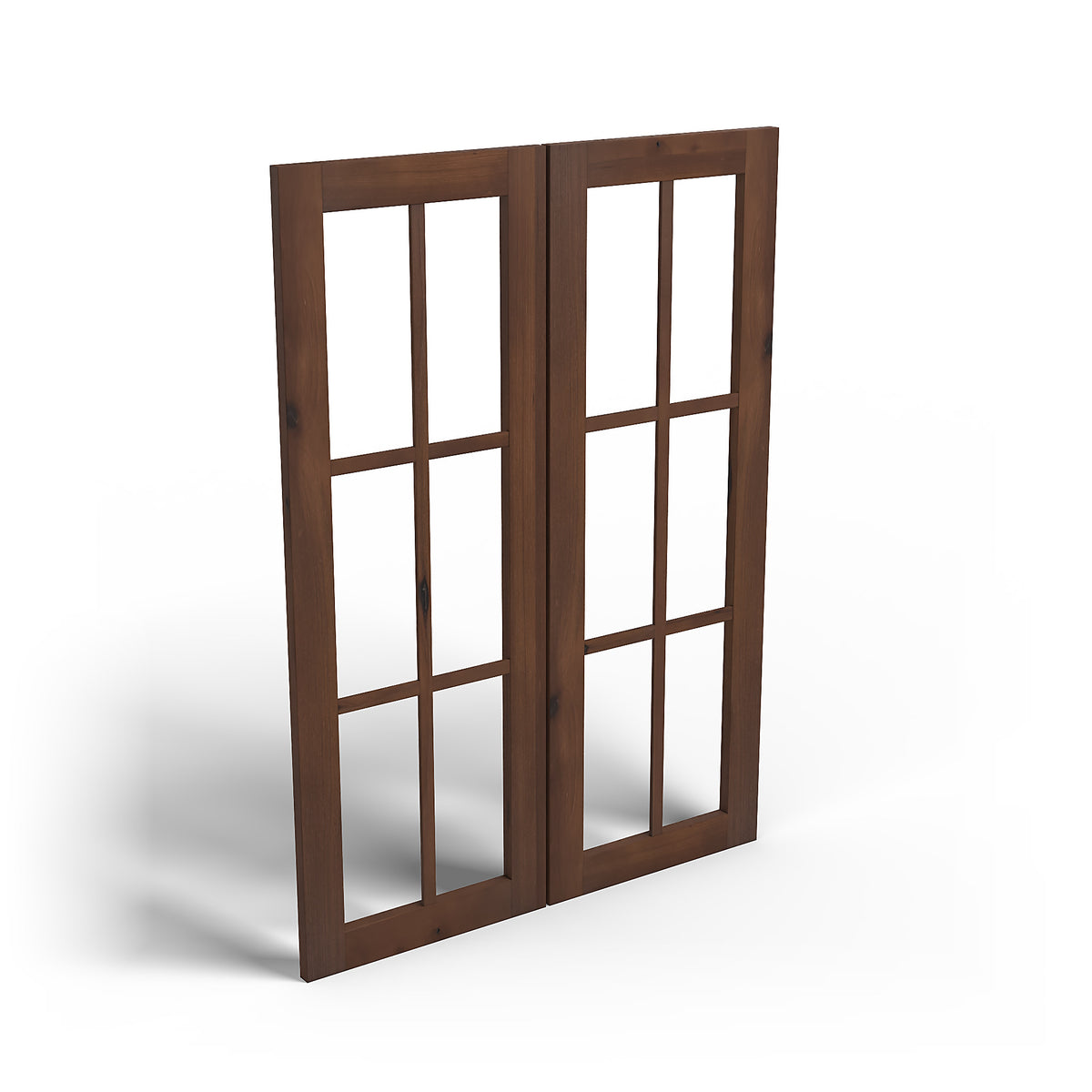 Special Order - 30" x 42" Mullion Door Rustic Walnut - 3042MD 42" Wall Cabinets GHI GHI Accessories Mullion Door Rustic Walnut Special Order SPRWS