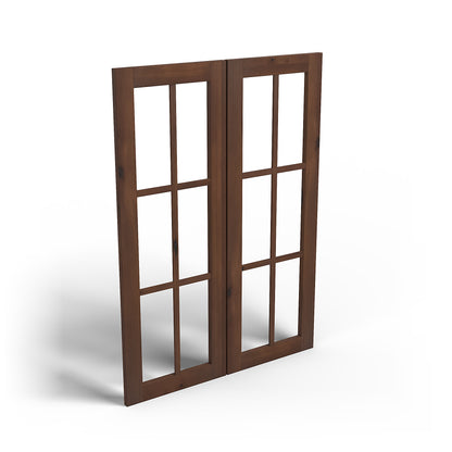 Special Order - 30" x 42" Mullion Door Rustic Walnut - 3042MD 42" Wall Cabinets GHI GHI Accessories Mullion Door Rustic Walnut Special Order SPRWS
