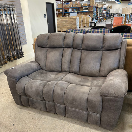 Gray Recliner Loveseat