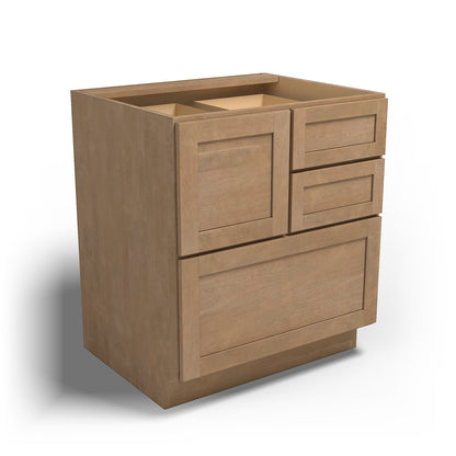 Special Order - 30" Cooking Center Base Cabinet with 4 Drawers Sonona Sand - 30CC