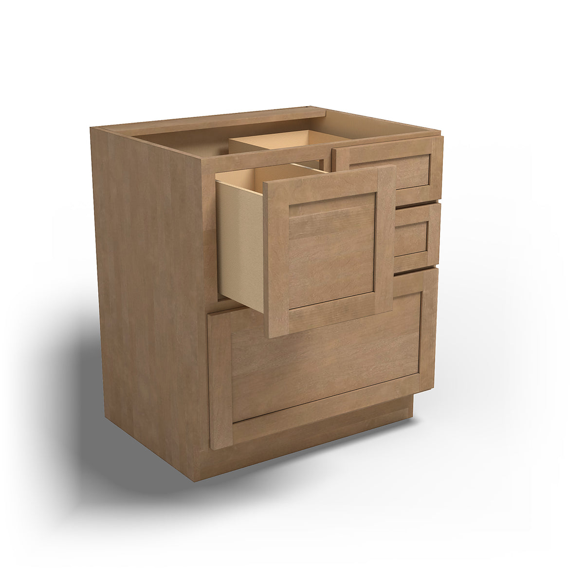 Special Order - 30" Cooking Center Base Cabinet with 4 Drawers Sonona Sand - 30CC