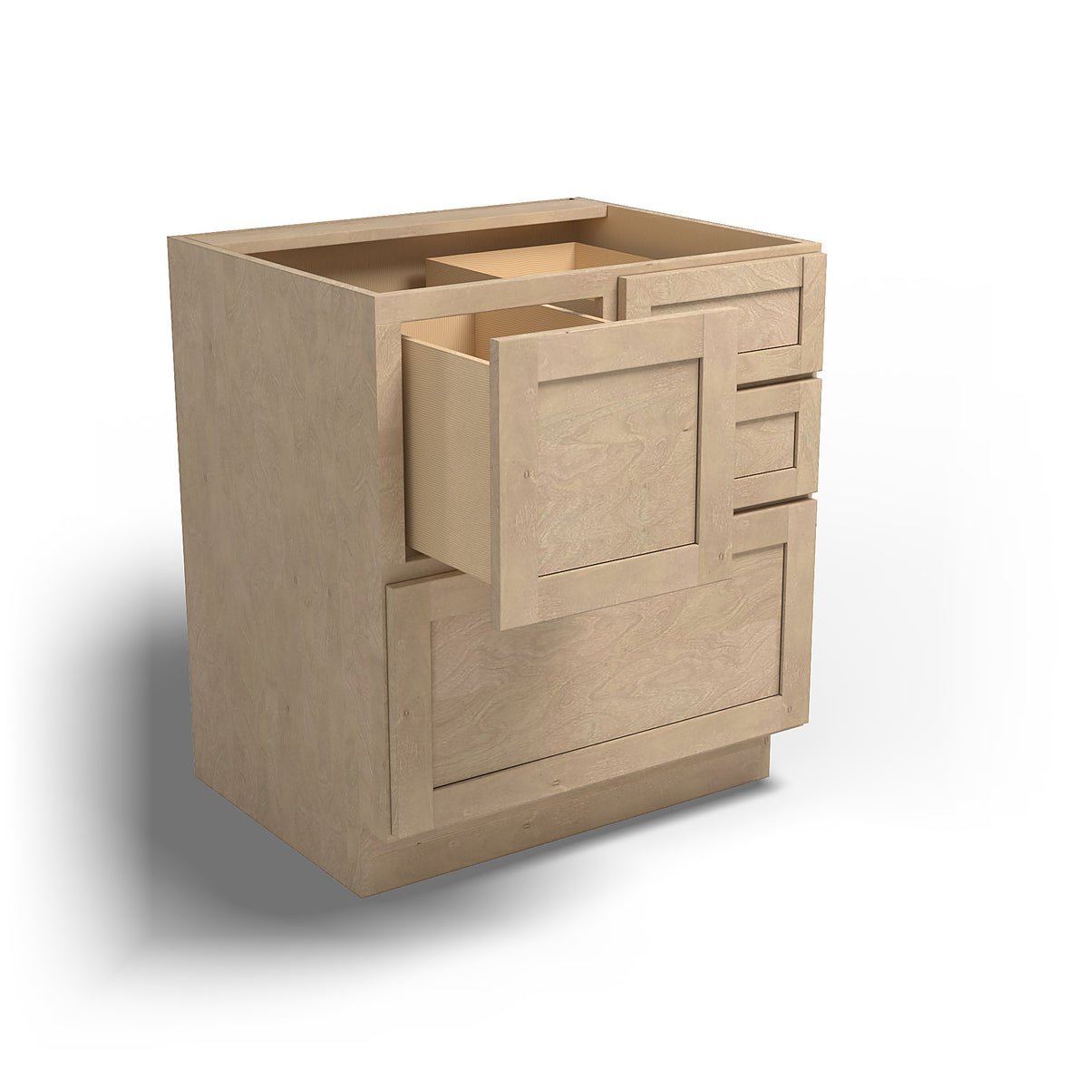 Special Order - 30" Cooking Center Base Cabinet with 4 Drawers Sonona Wheat - 30CC