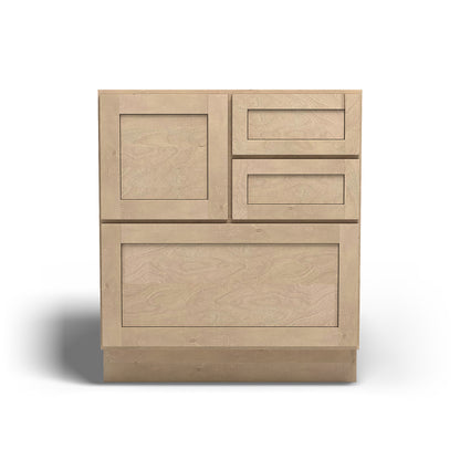 Special Order - 30" Cooking Center Base Cabinet with 4 Drawers Sonona Wheat - 30CC