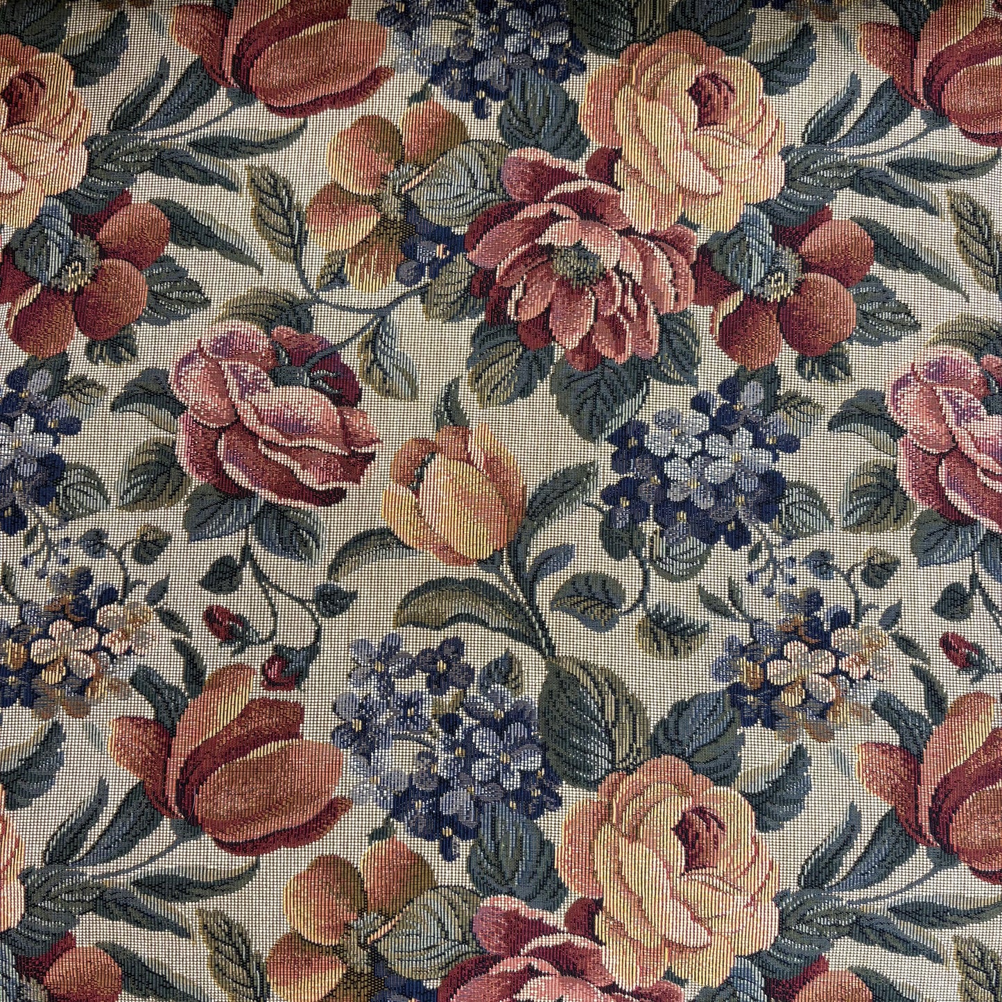 Broyhill Woven Floral Armchair