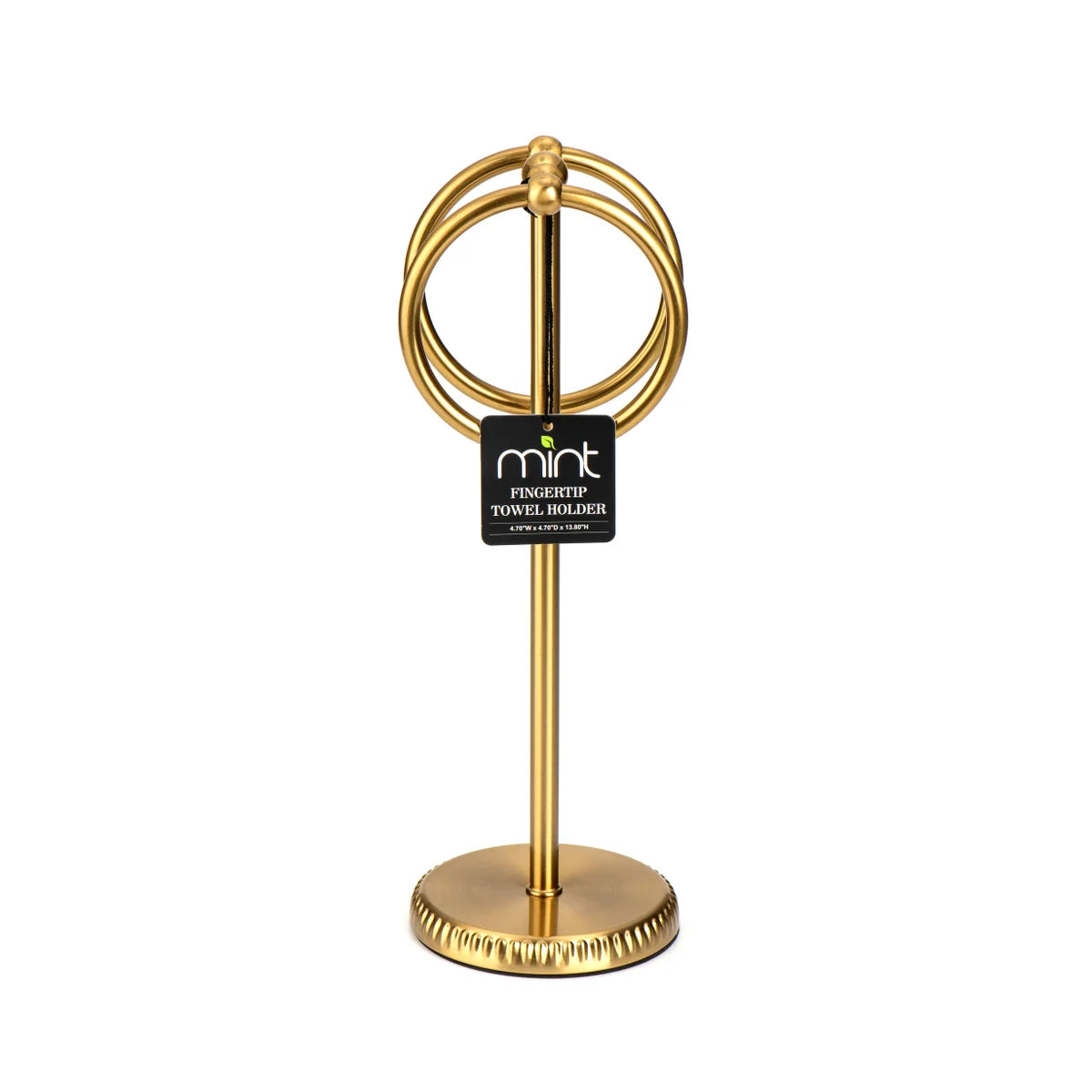 Aged Brass Towel Stand