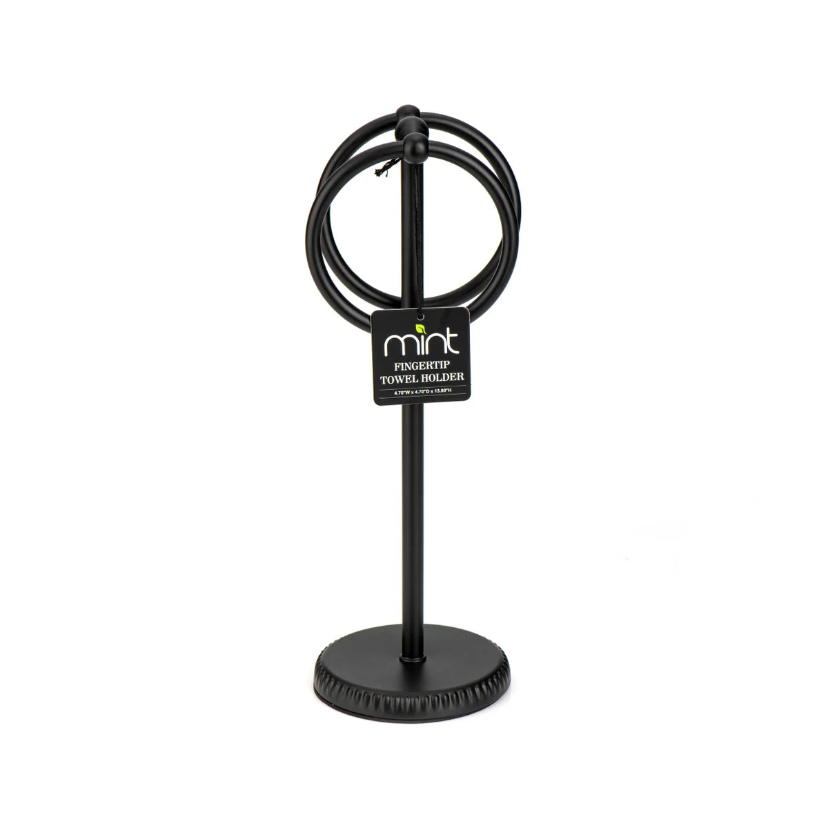 Matte Black Towel Stand