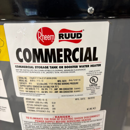 Rheem Commercial Water Heater