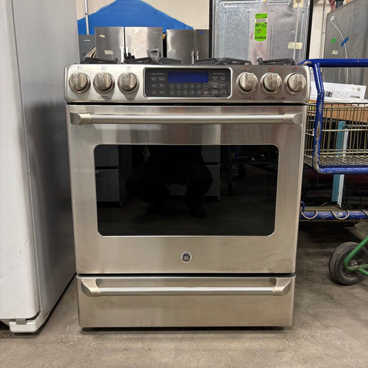 GE Cafe SlideIn DualFuel Range