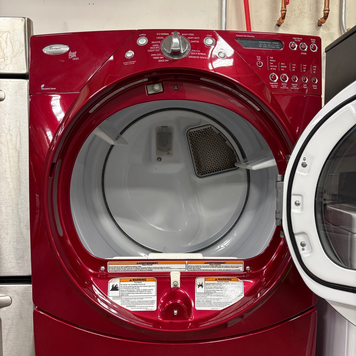 Whirlpool Gas Steam Dryer