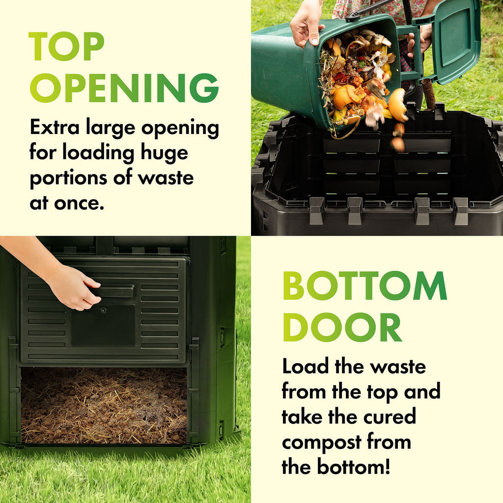 Garden Composter Bin 95 Gallon FALSE