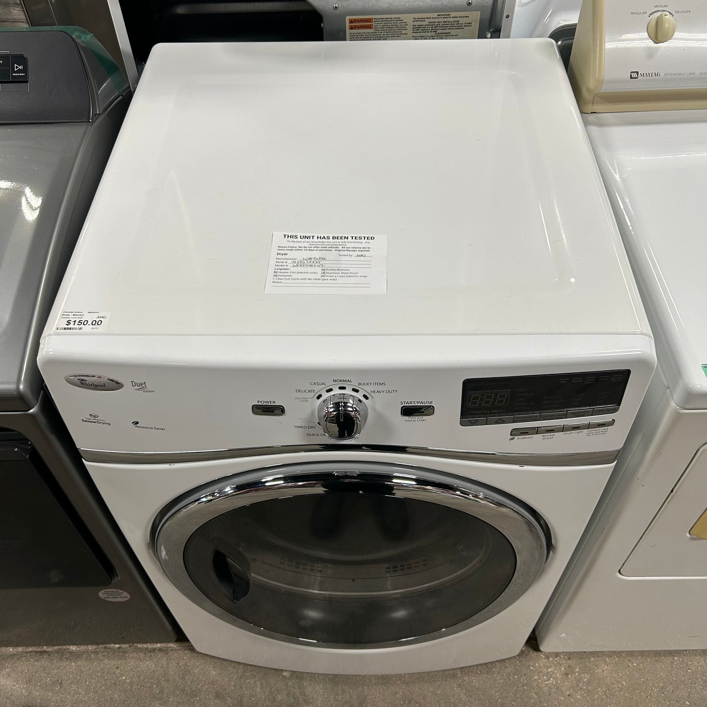 Whirlpool Elec Dryer